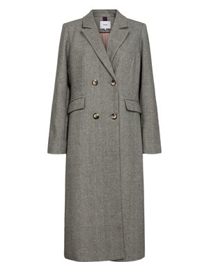 Nümph - NURAVEN Frakke - Grey Melange